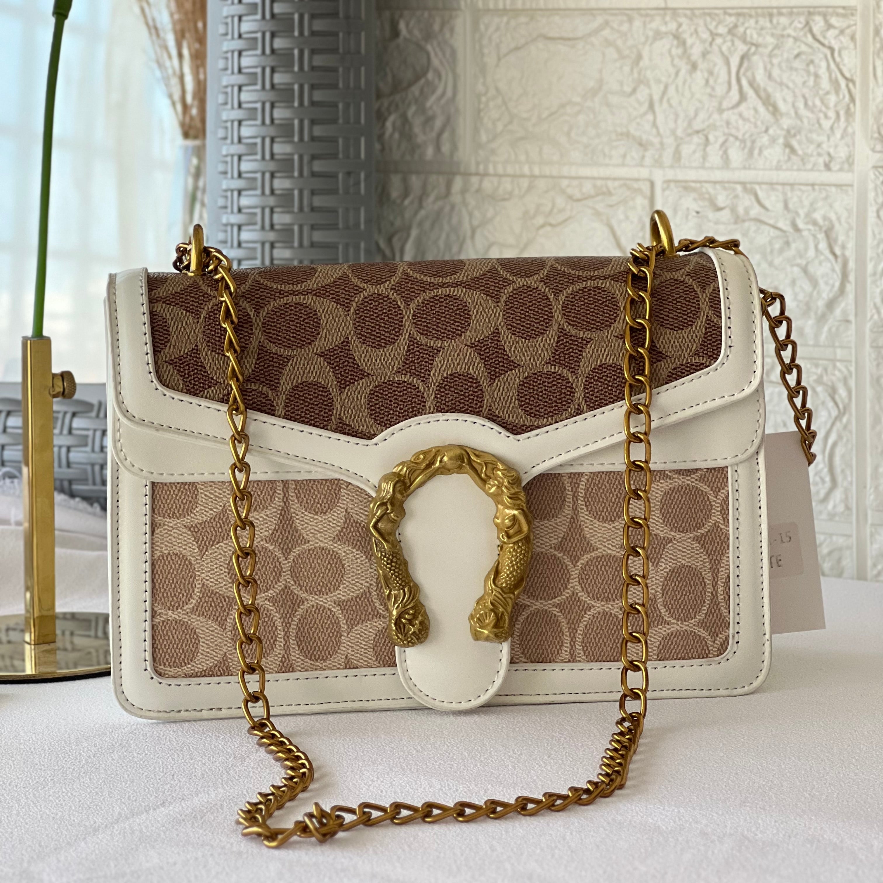 Sac Bandoulière signature Blanc