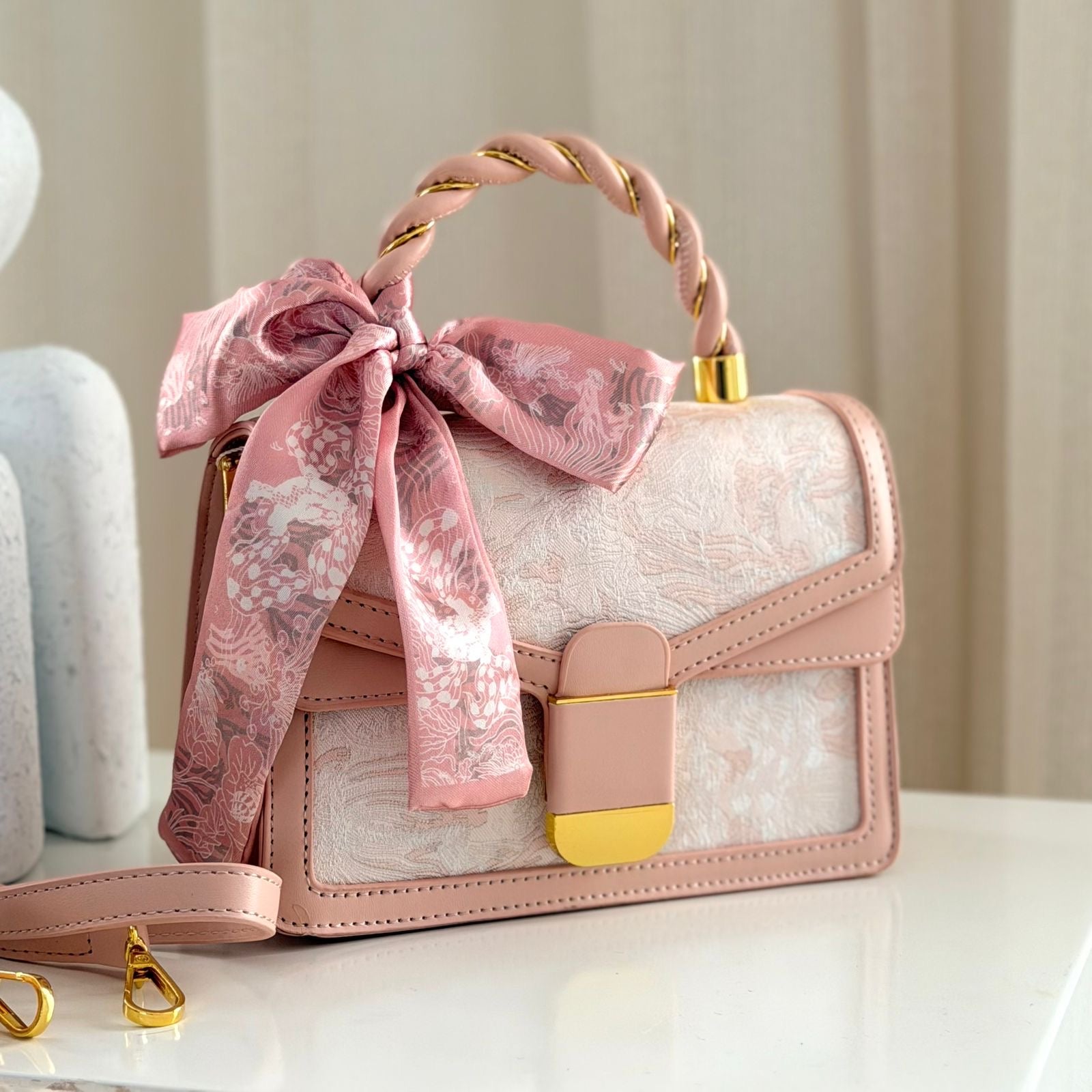 Sac à main flofy  pink - hkstore