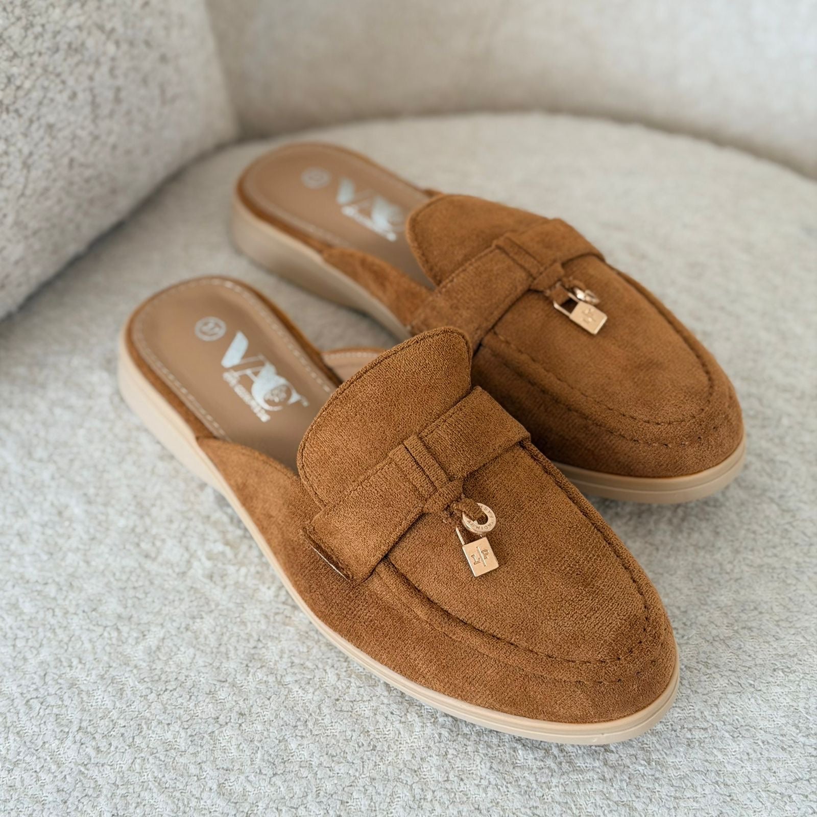 Mules Sahara en velours