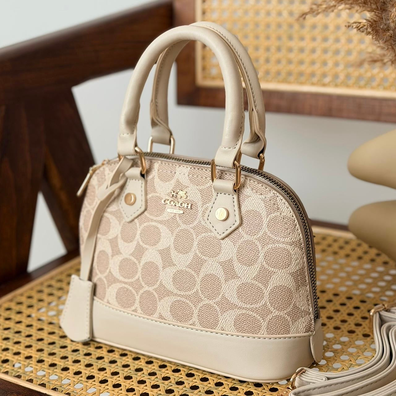 Sac Satchel Prestige Beige