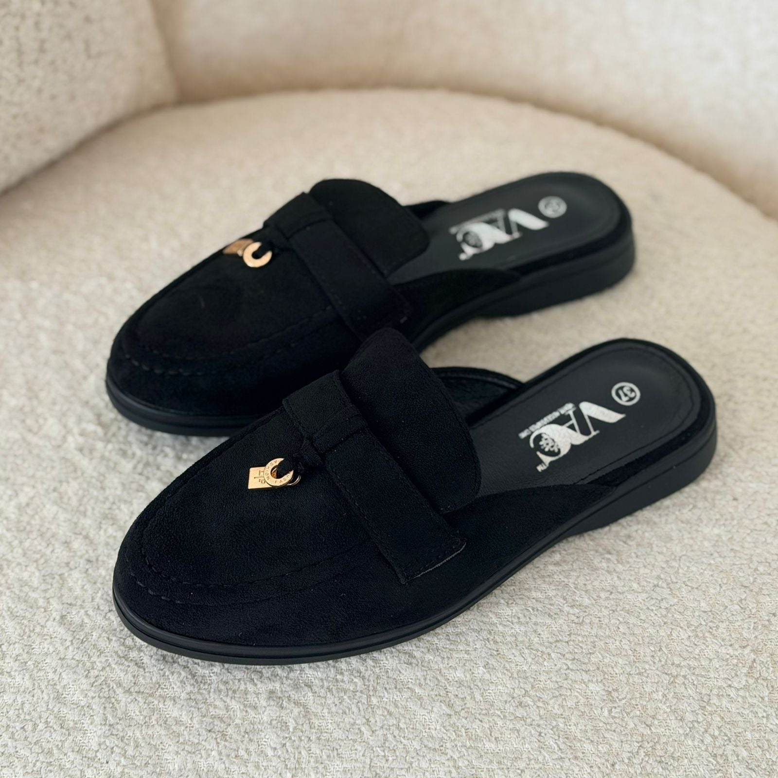 Mules Sahara en velours