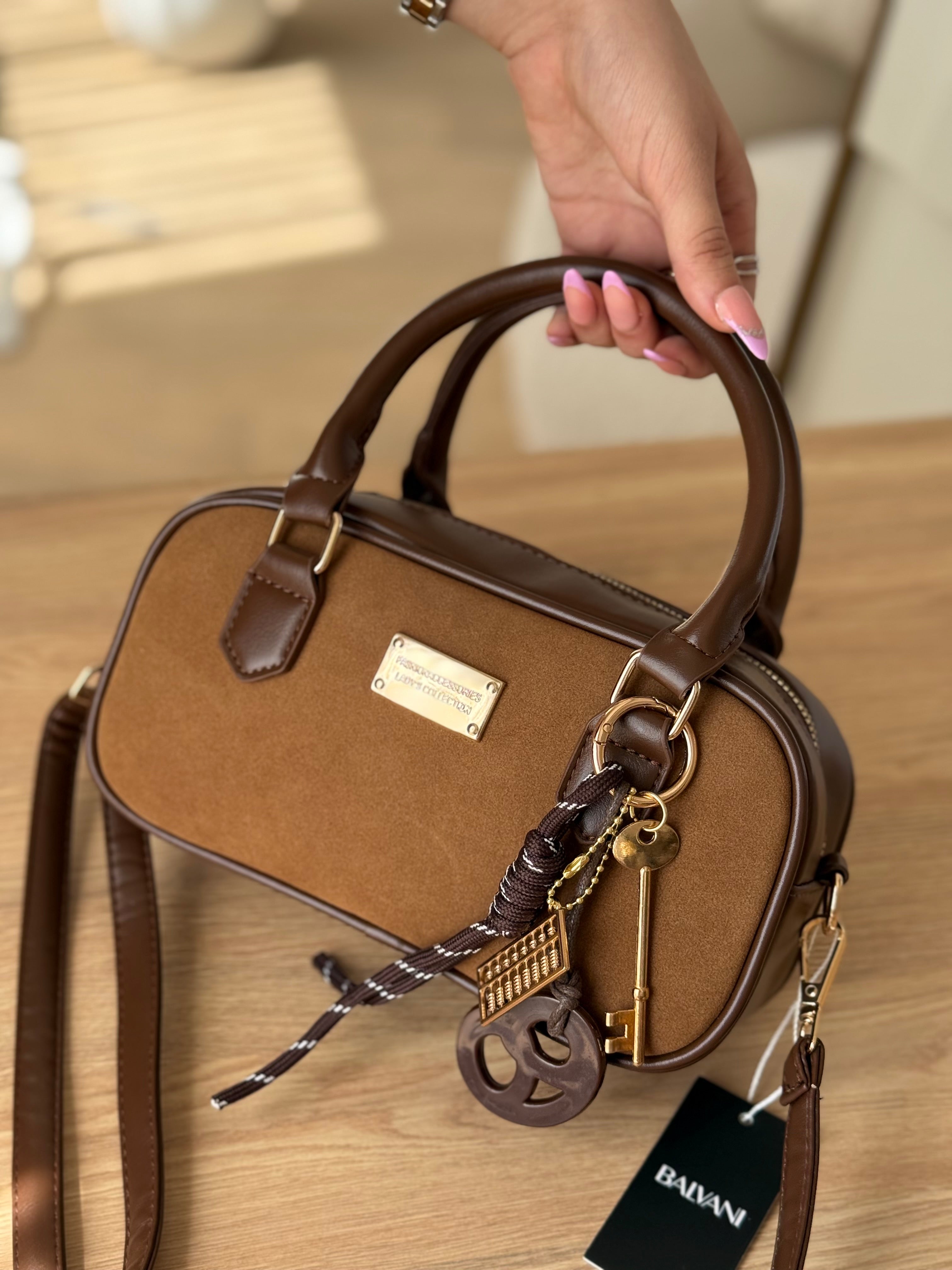 Sac à main lucy Marron