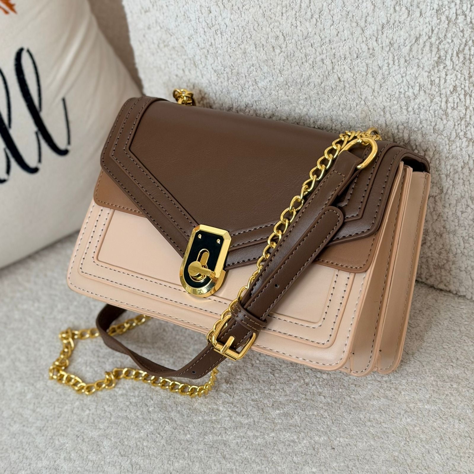 Sac à main chic  marron - hkstore