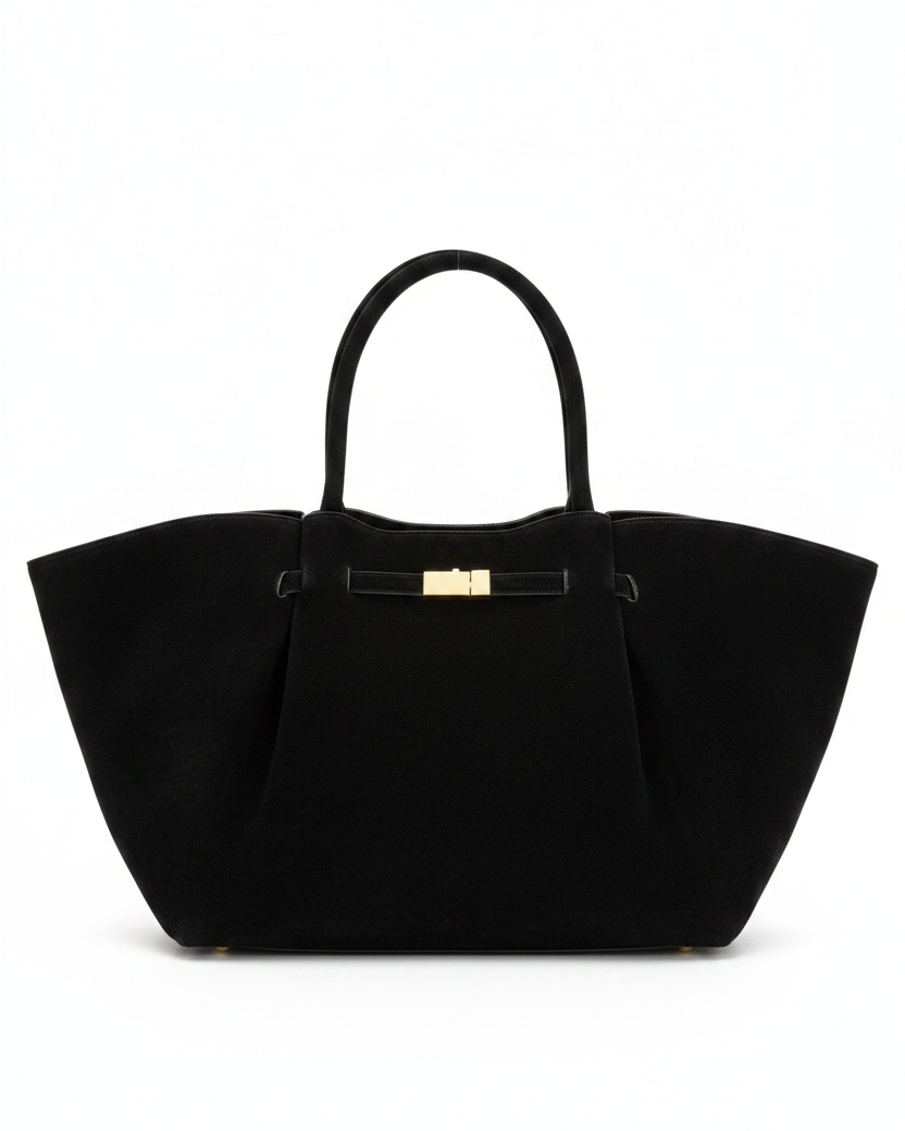 Sac à main Le Sublime Daim Noir