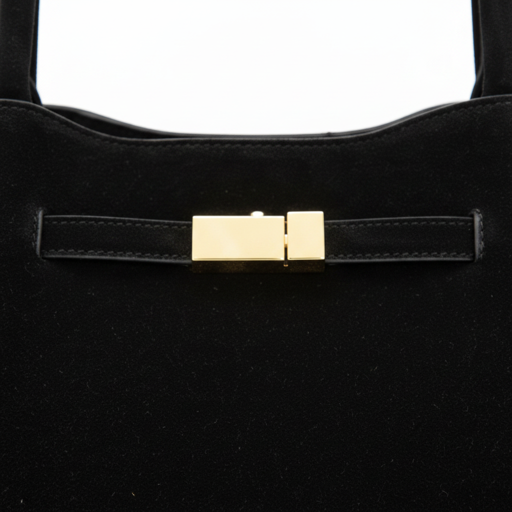 Sac à main Le Sublime Daim Noir