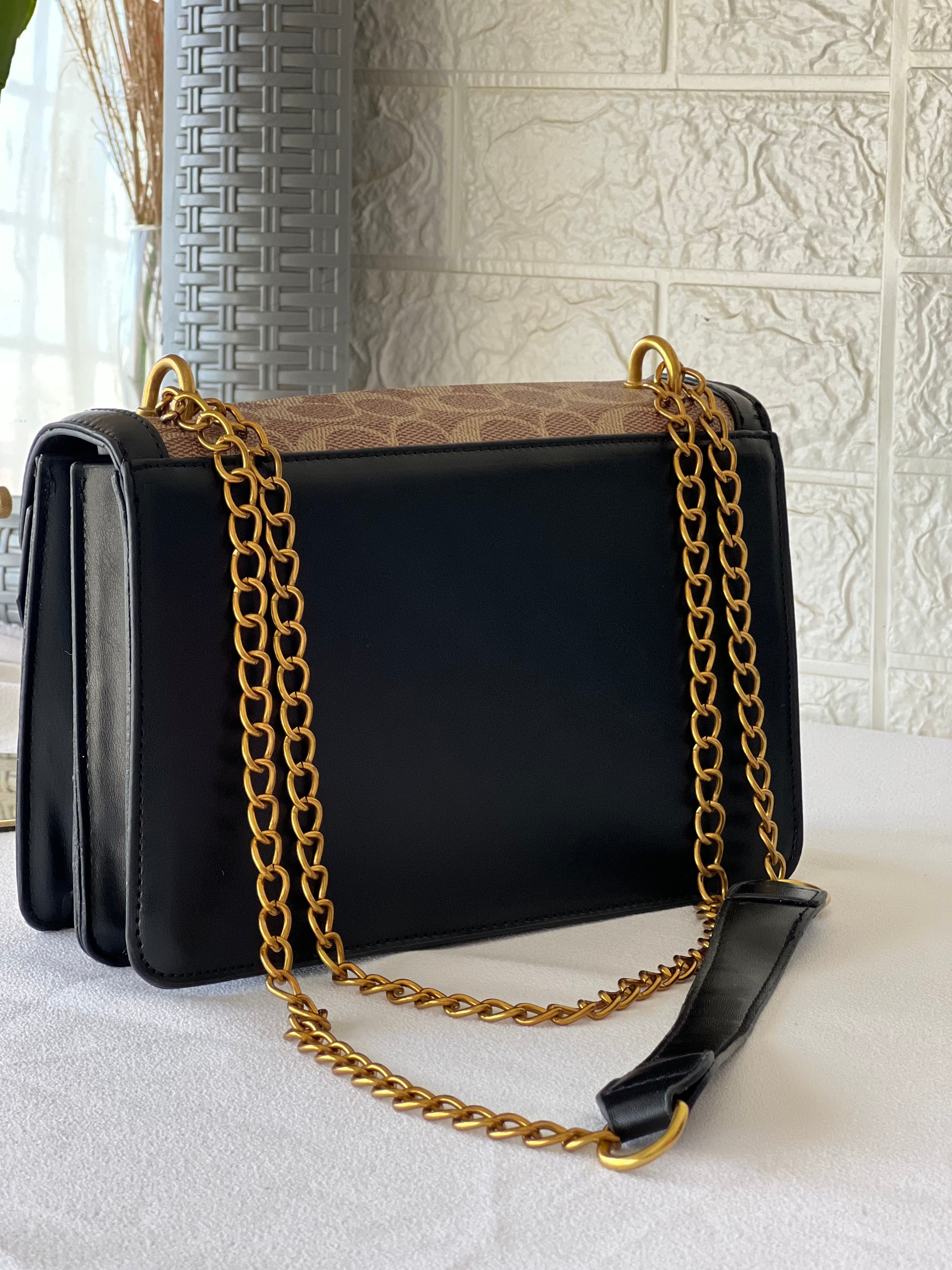 Sac Bandoulière signature Noir