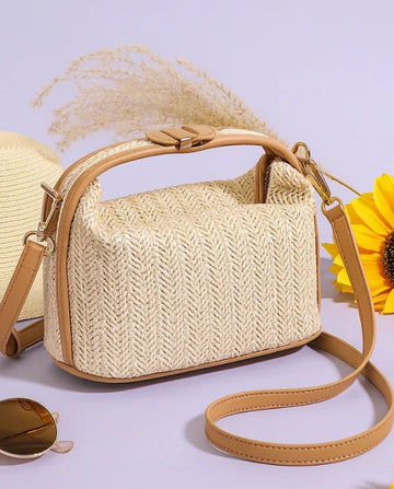 Sac Le Panier de Soie Beige - hkstore