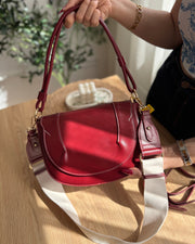 Sac à main Le Luna burgundy