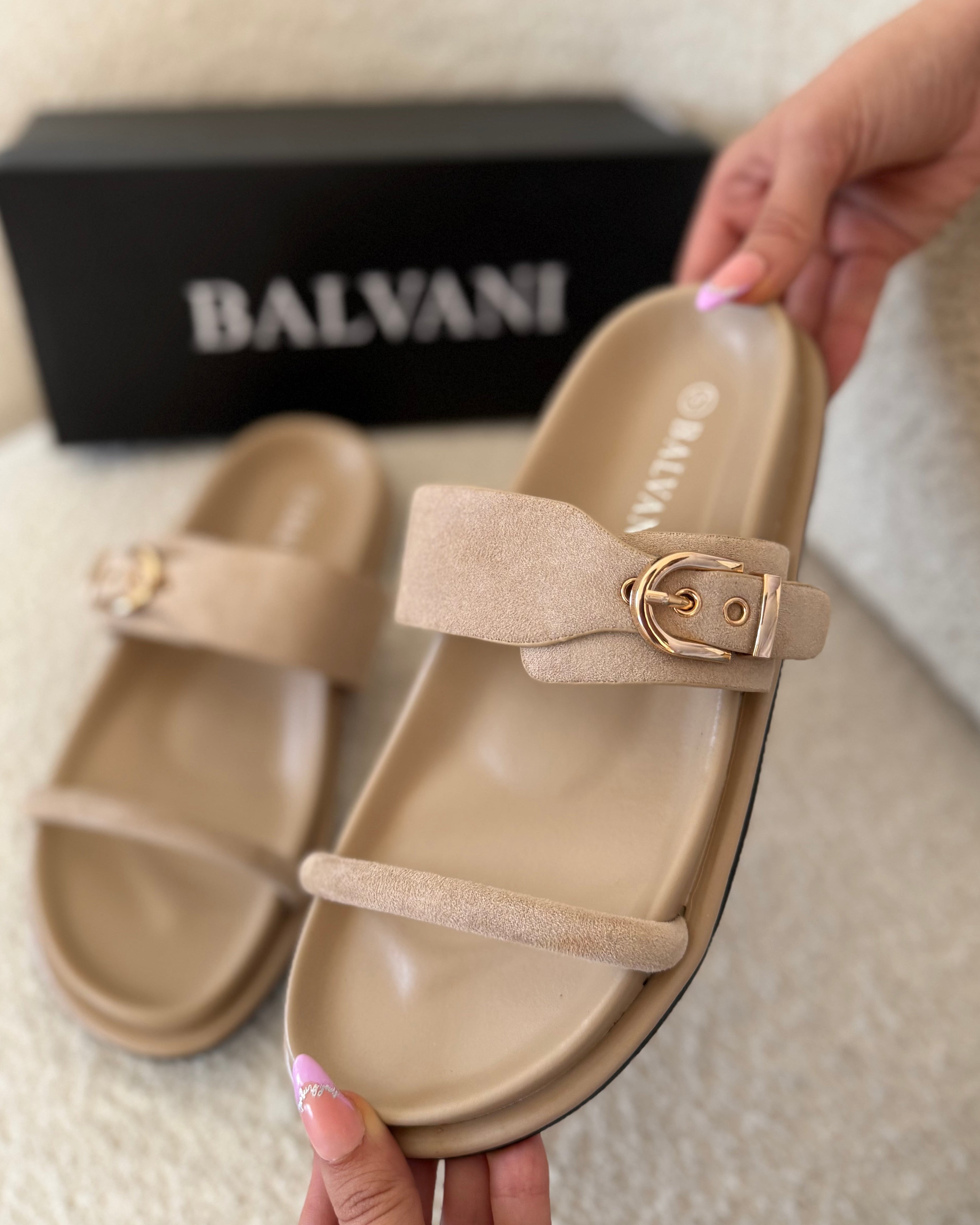 Mules asiatique Beige