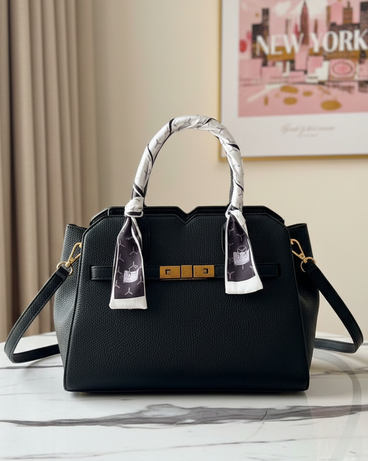 The Scarf Bag Black - hkstore