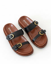 Mules capri style Noir