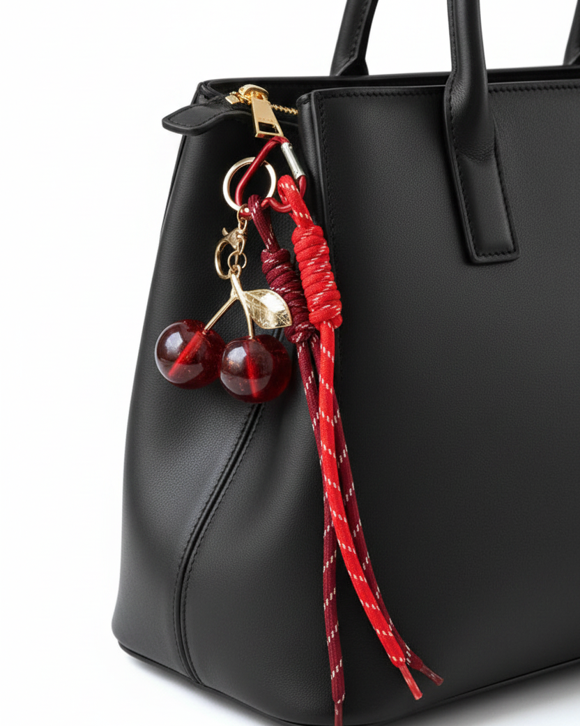 Porte clé cerise