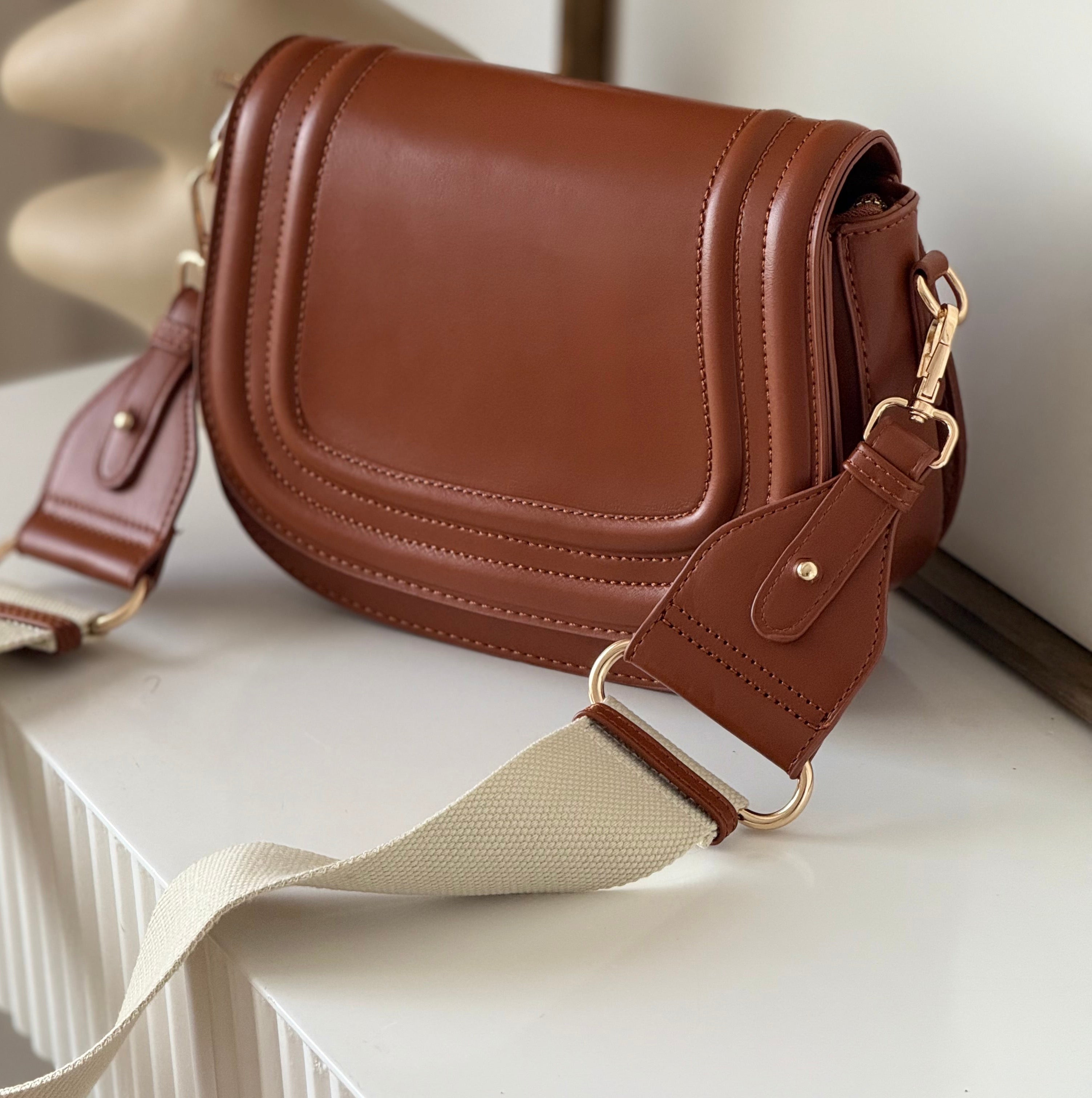 Sac L’iconique selle marron