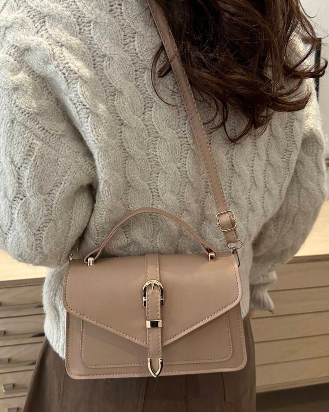 Sac Old Money grège - hkstore