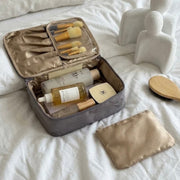 Trousse de Maquillage & pinceaux– Multi-Compartiments