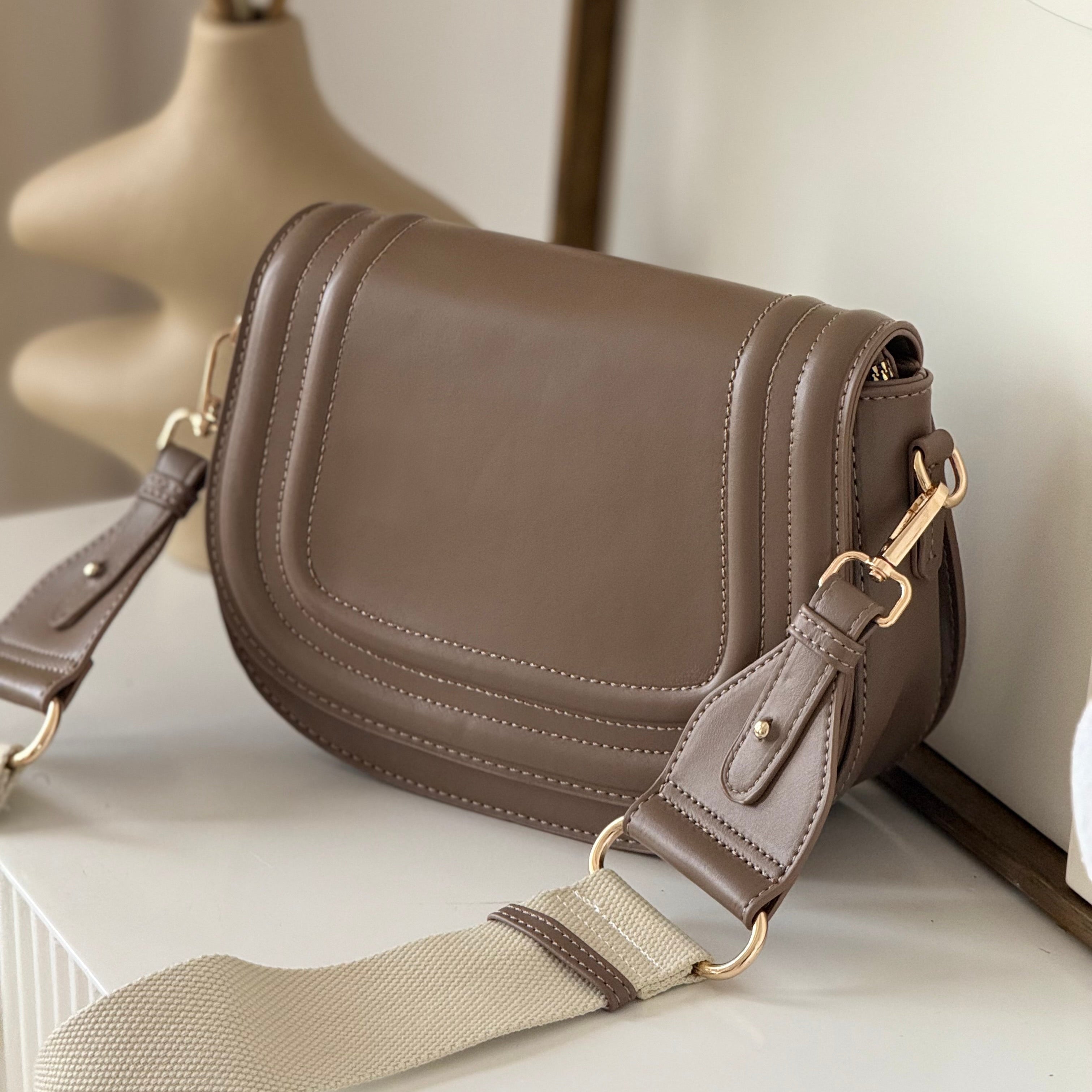 Sac L’iconique selle grège