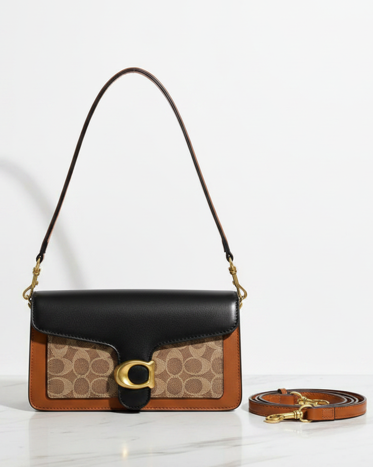 Sac a main croco  marron - hkstore