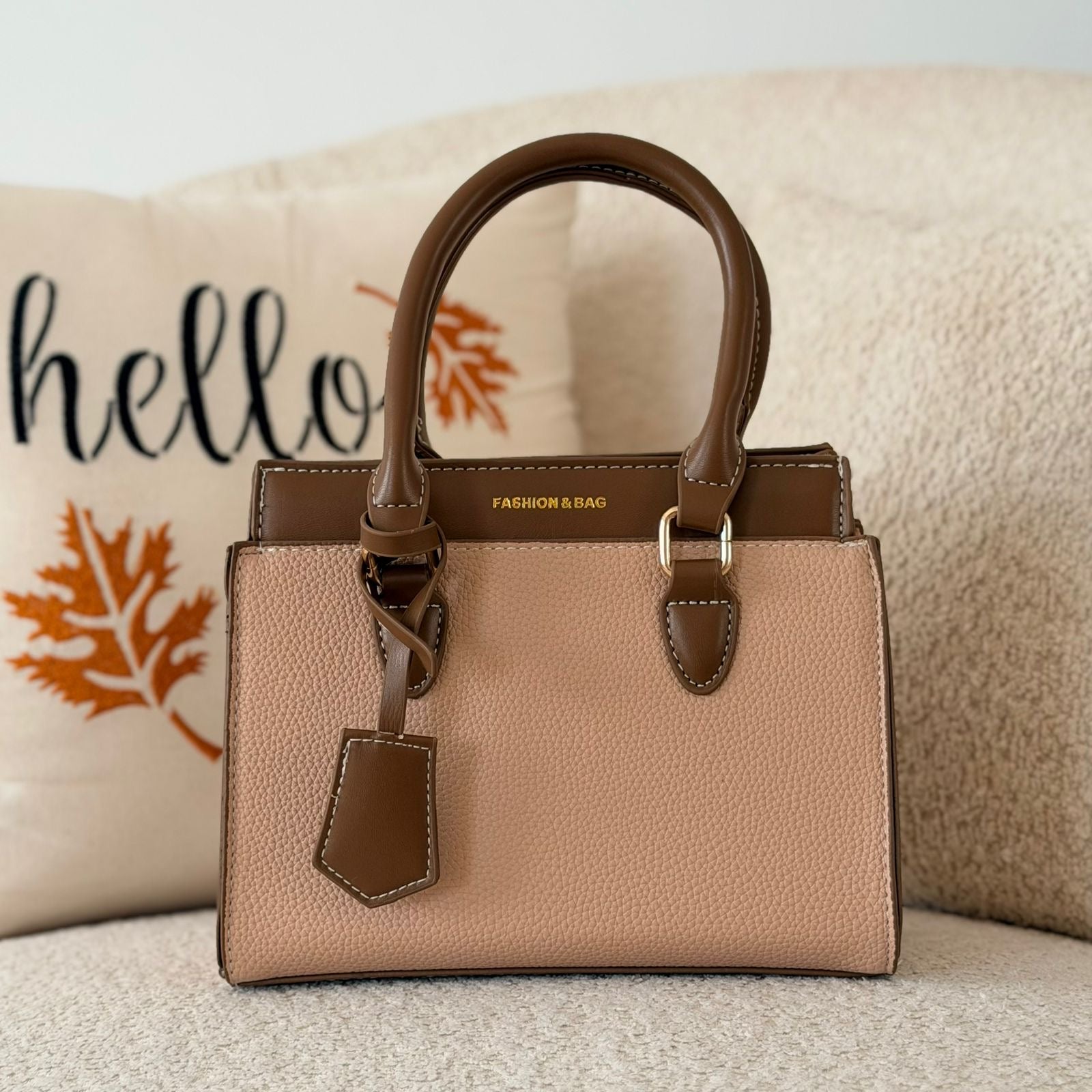 Sac à main beige rosé - hkstore