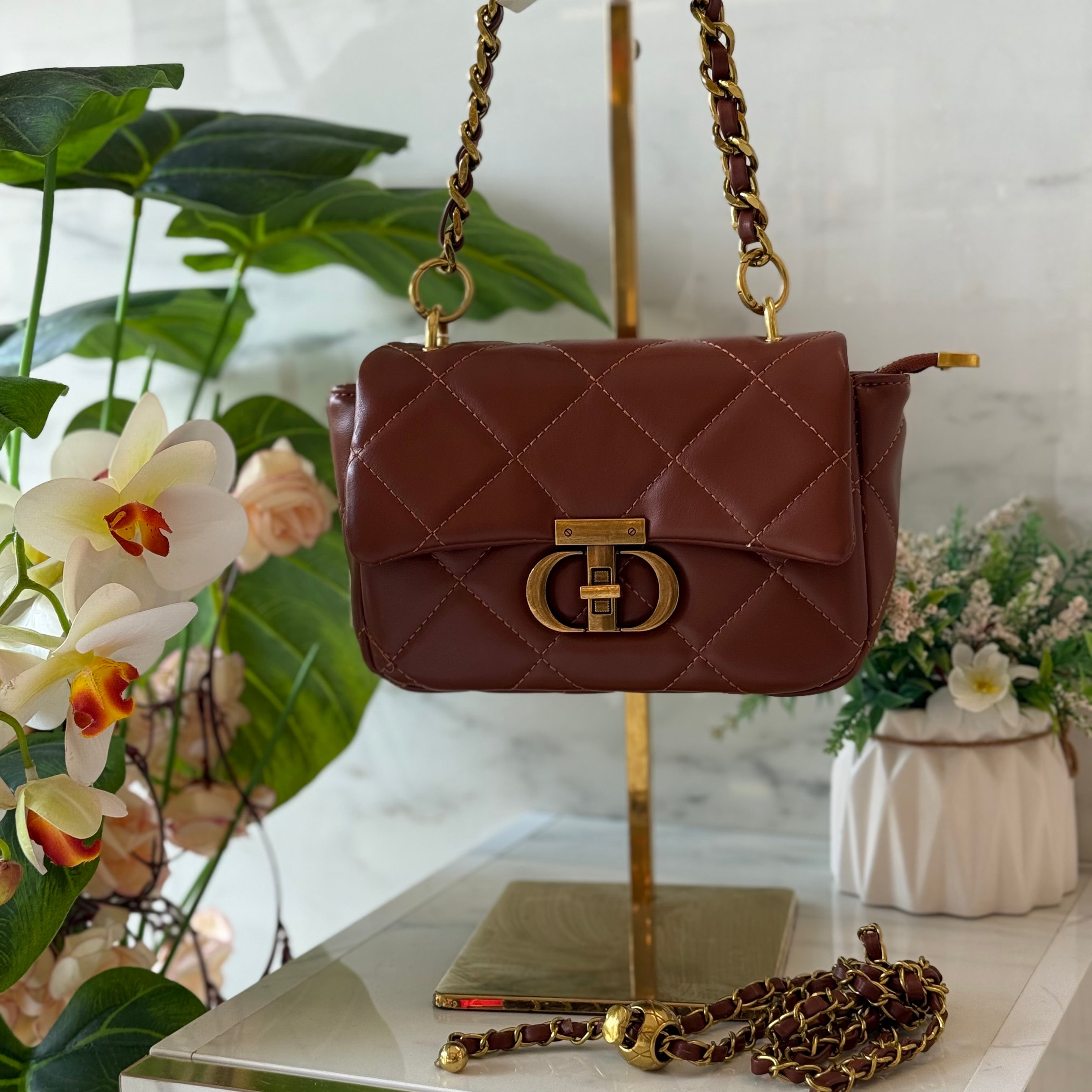 Sac À Bandoulière  marron