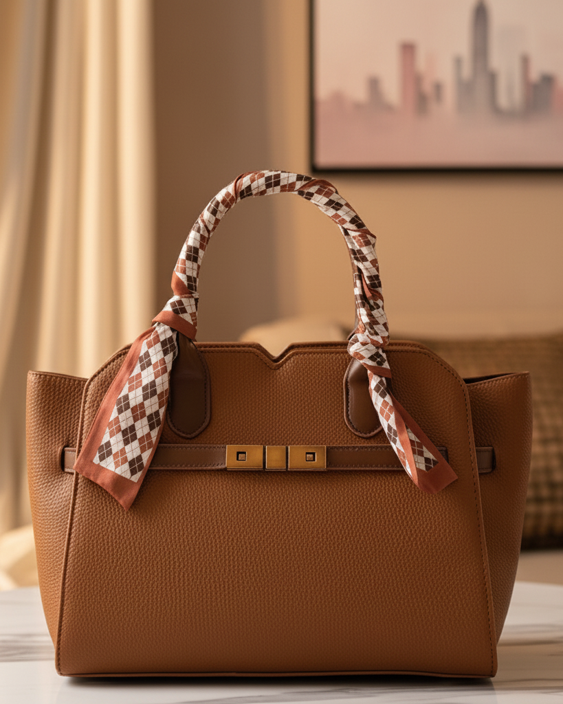 The Scarf Bag Brown - hkstore