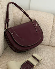 Sac à main le Demi-lune Burgundy