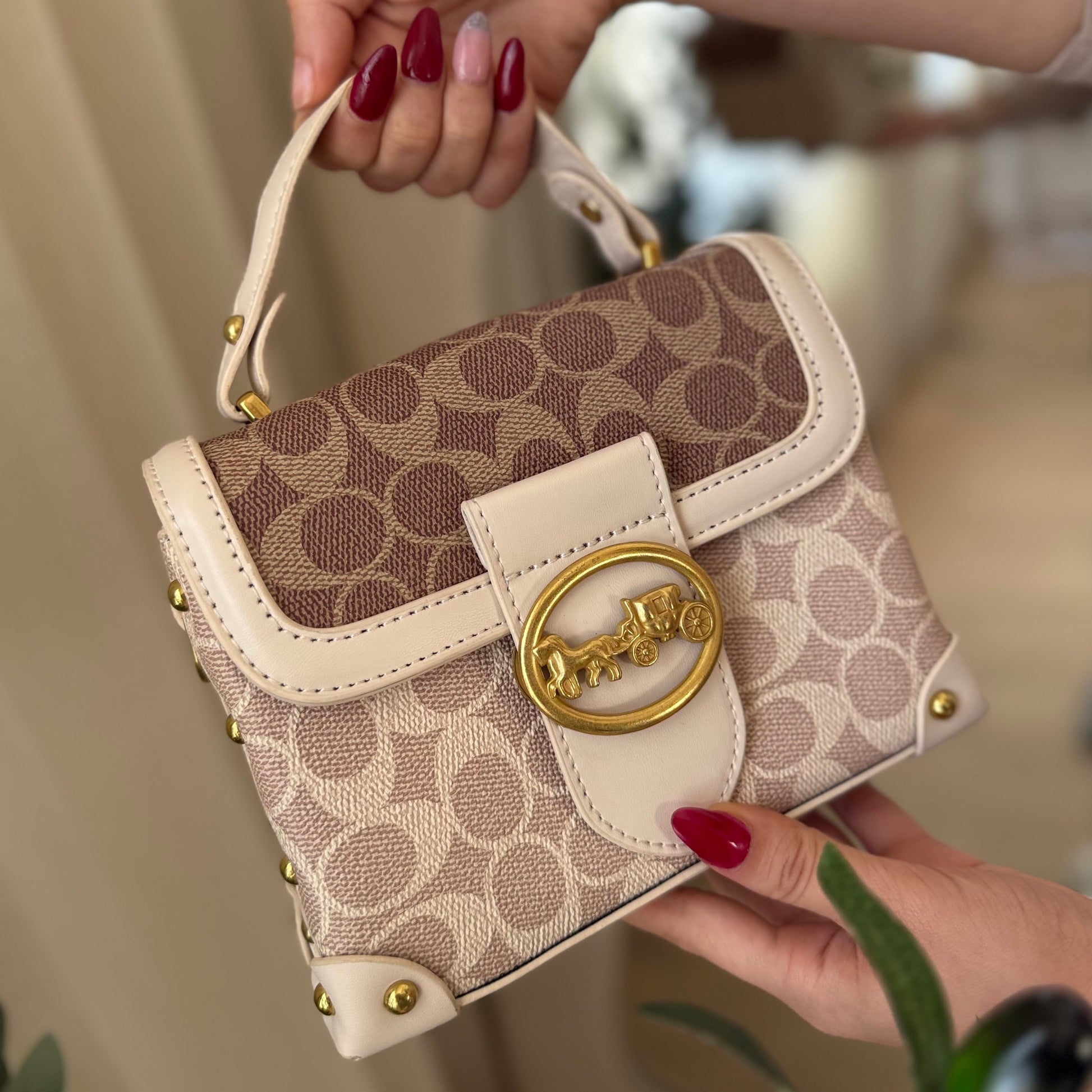 Sac à main beige - hkstore