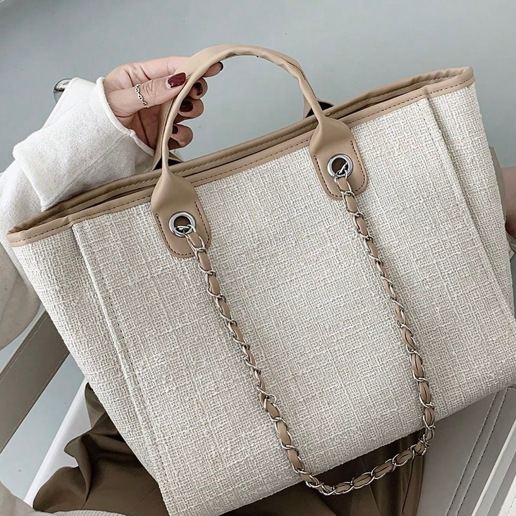 Sac À Bandoulière Beige