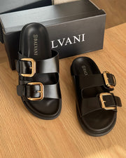 Mules comfort Buckles