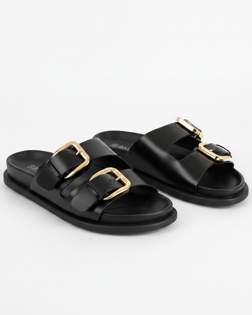 Mules comfort Buckles