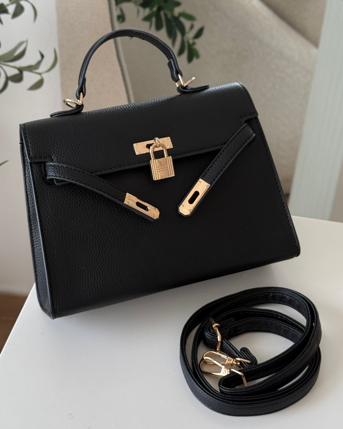 Sac Le Cadenas d'Or Noir