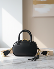Sac à main + porte clé Noir