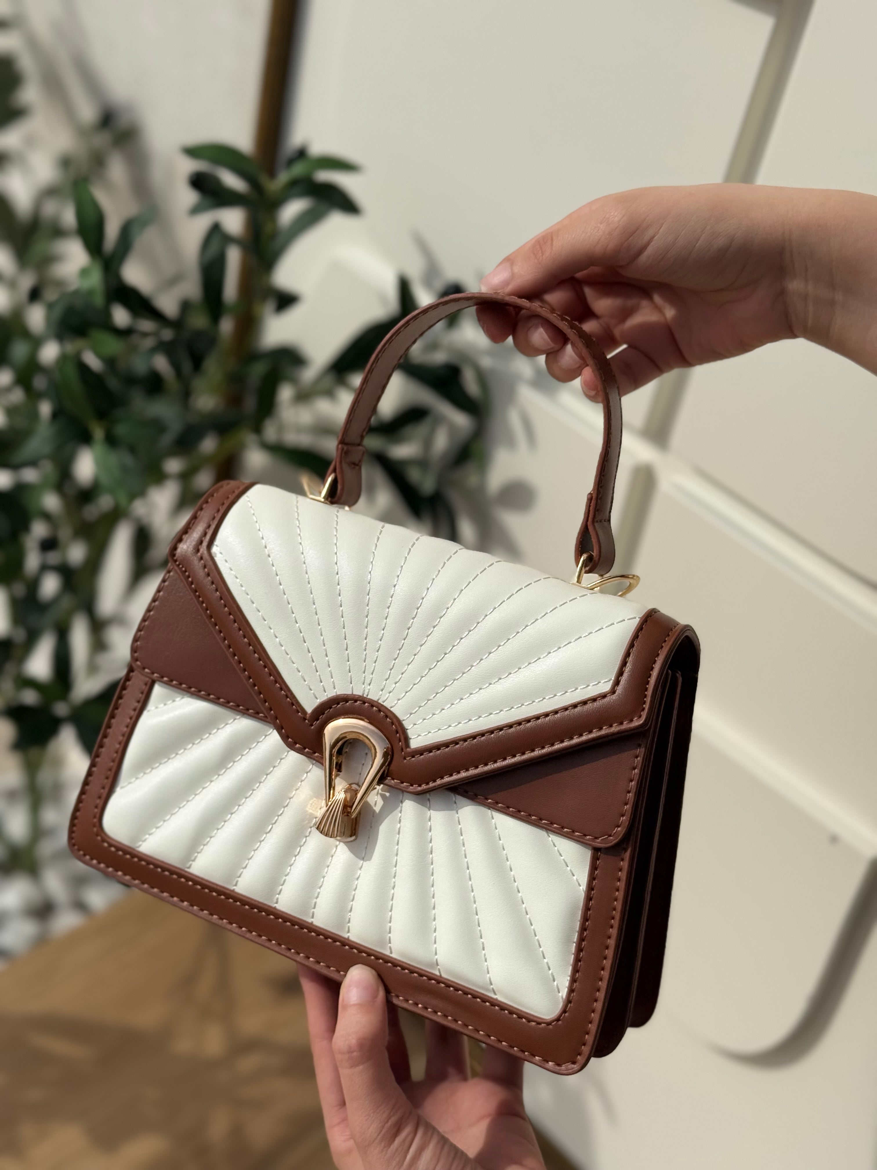SUN Bag Brown & White - hkstore