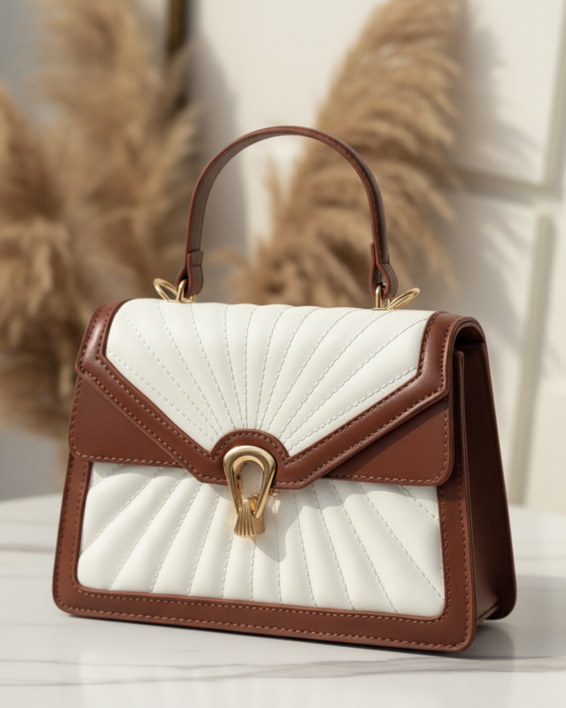 SUN Bag Brown & White - hkstore