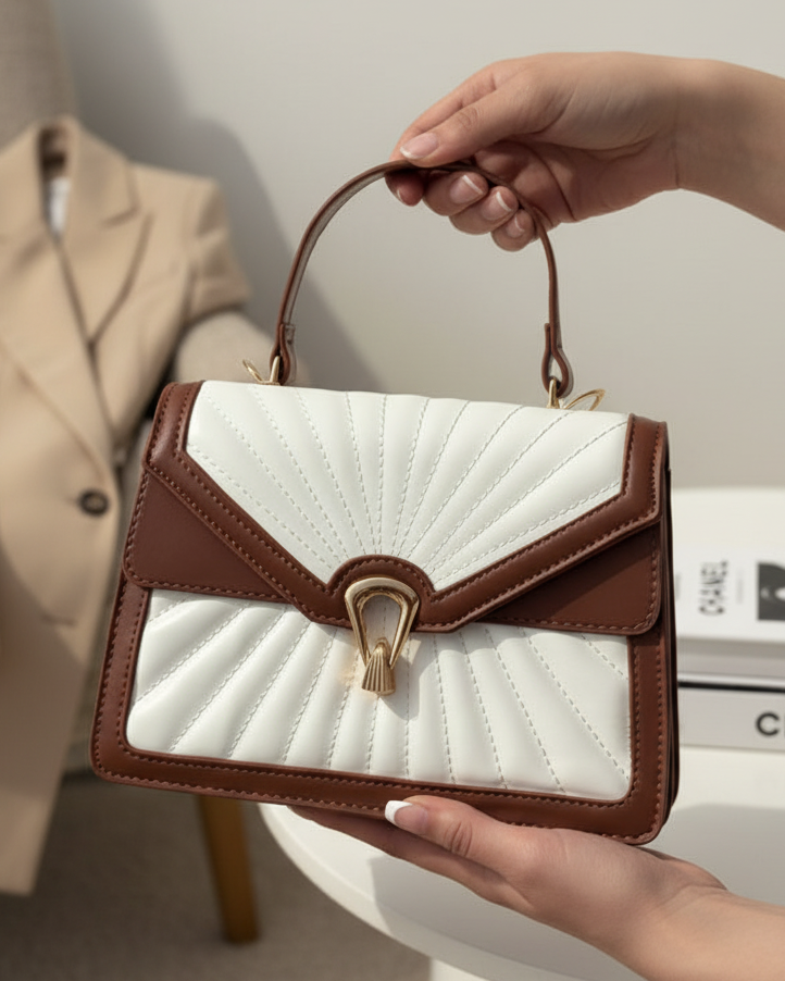 SUN Bag Brown & White - hkstore