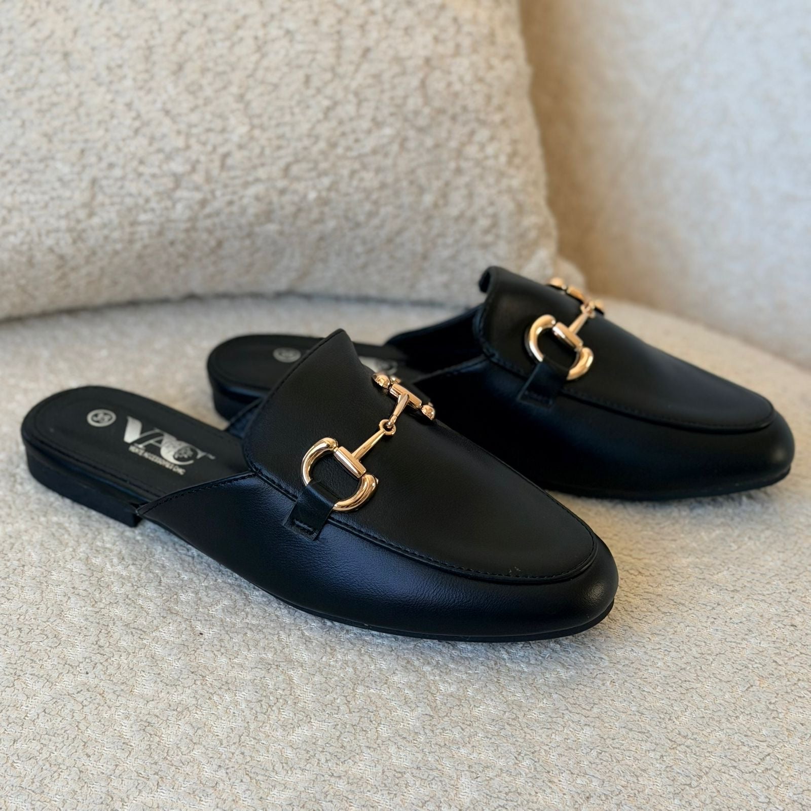 Mules chic gold - hkstore