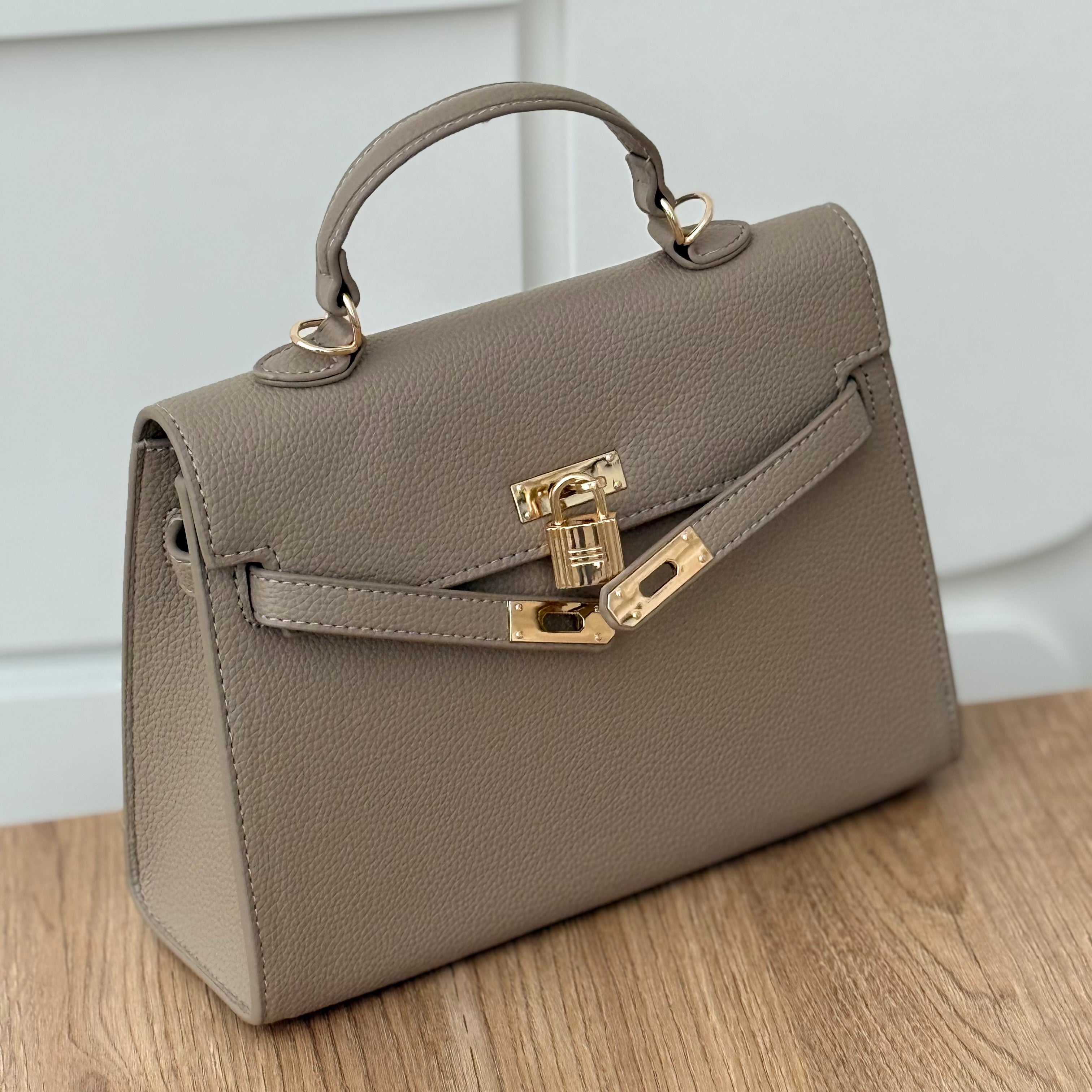 Sac Le Cadenas d'Or grège