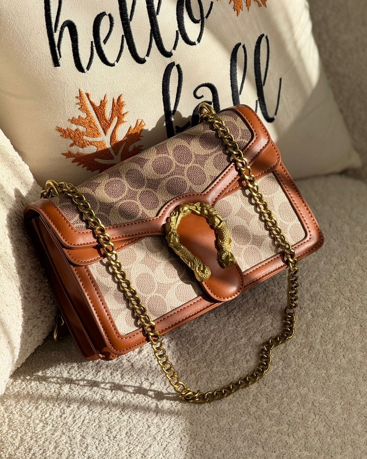 Sac à main Diorama camel