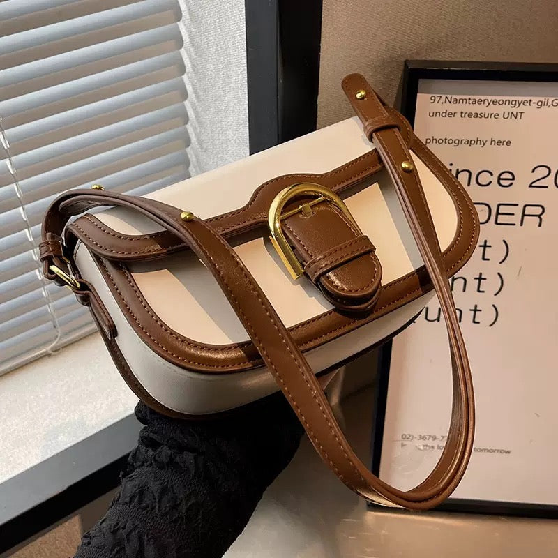 Sac Le Gardenia Marron et blanc - hkstore