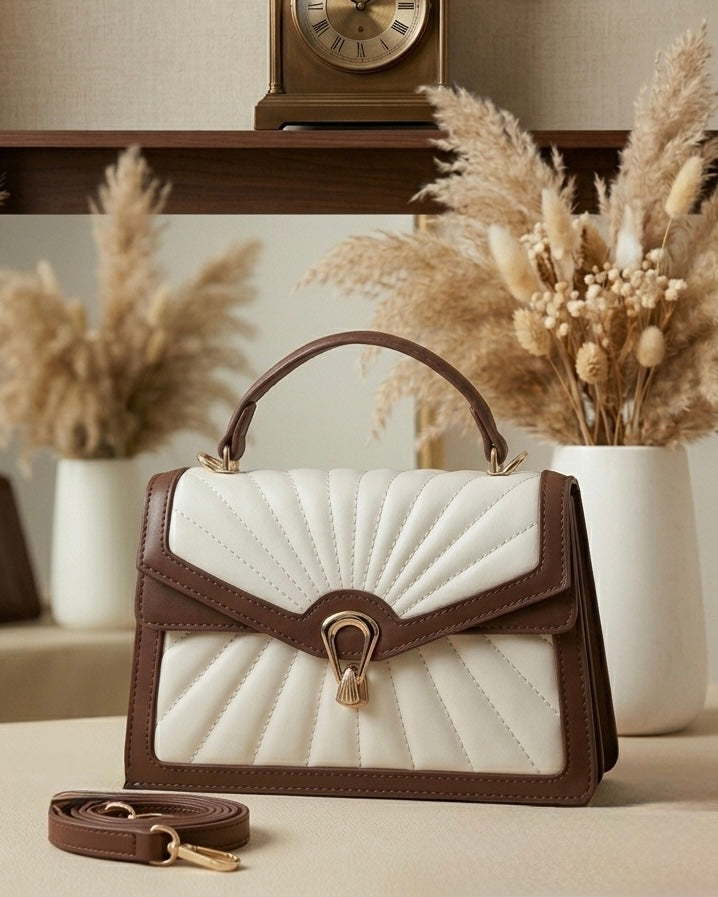 SUN Bag Brown & White - hkstore