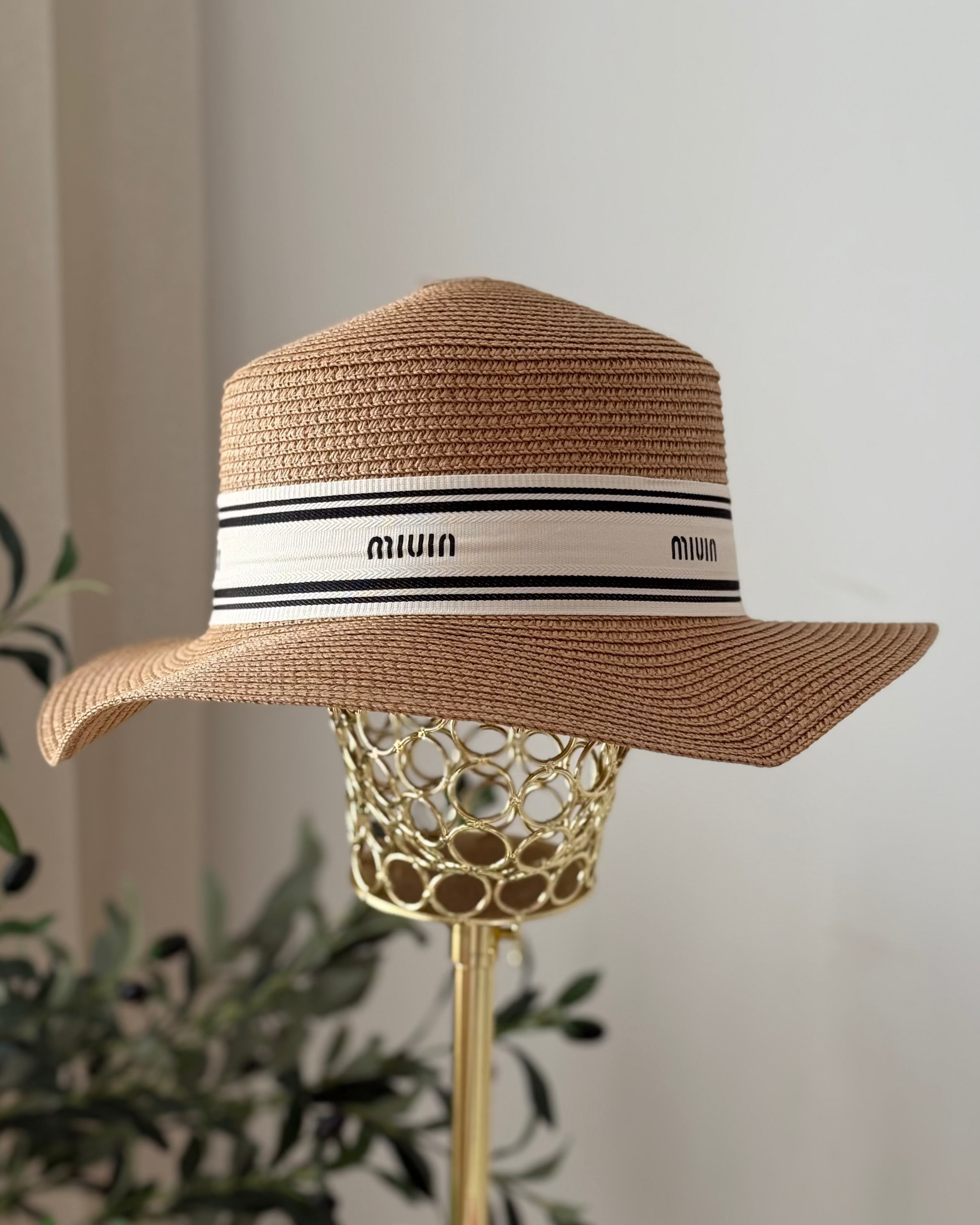 Chapeau de Paille Tressée - Édition Bord de Mer