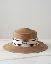 Chapeau de Paille Tressée - Édition Bord de Mer