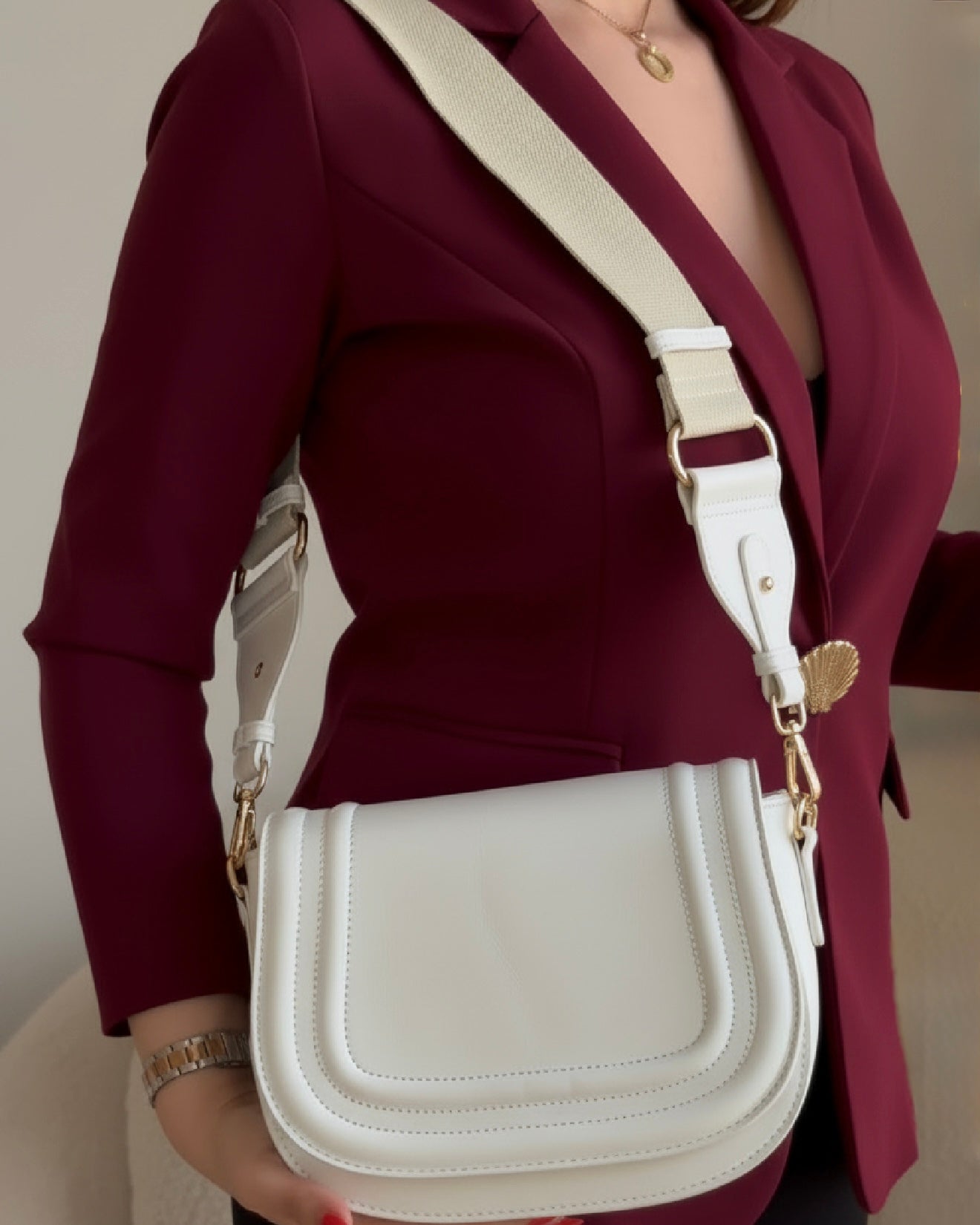Sac L’iconique selle blanc - hkstore