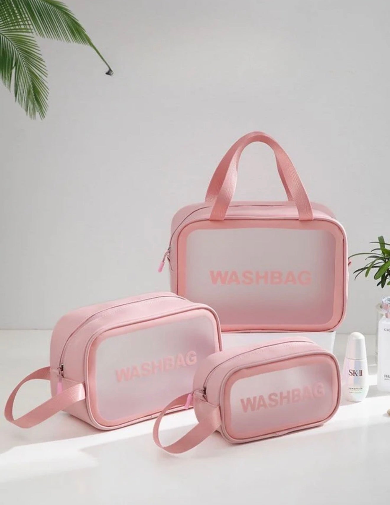 Set de 3 trousses de toilette