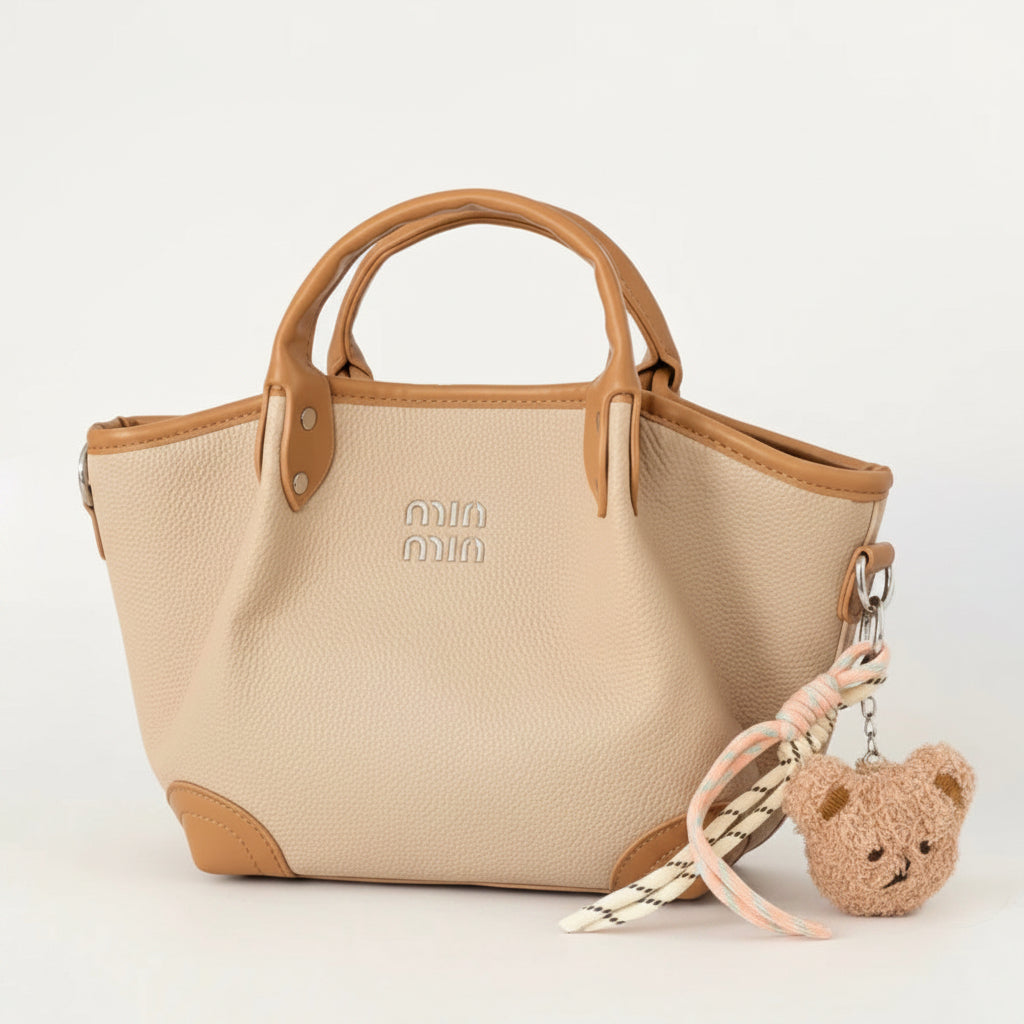 Le sac  " Teddy Cream   " - hkstore