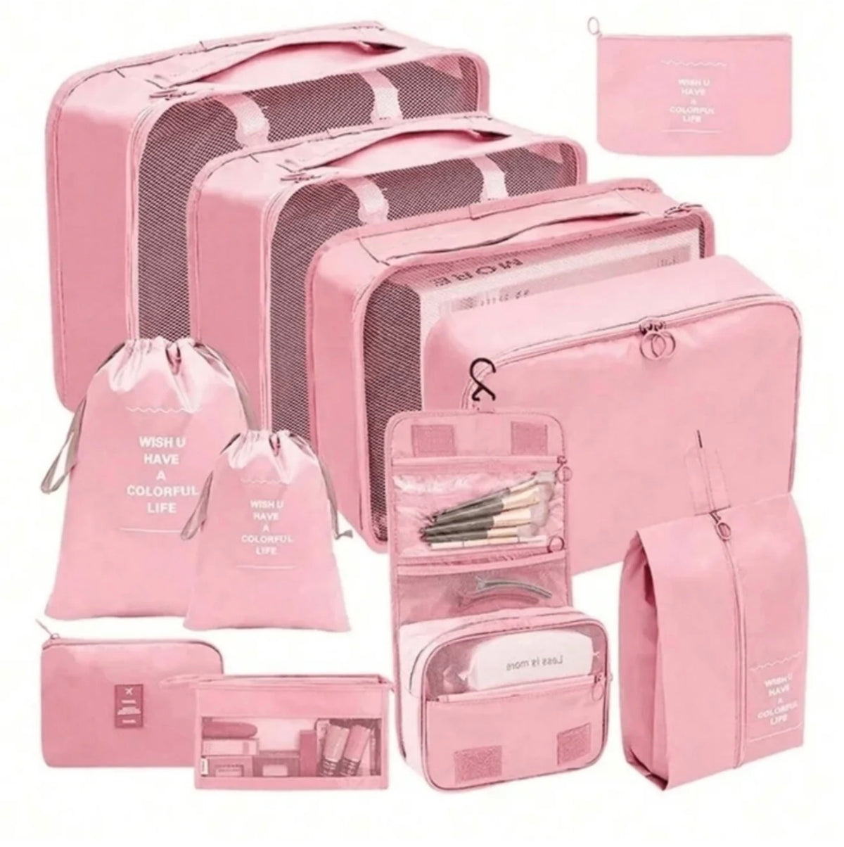Set de 11 sacs de rangement pour valise