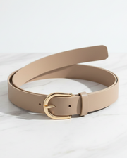 Ceinture Unie à Boucle dorée - hkstore