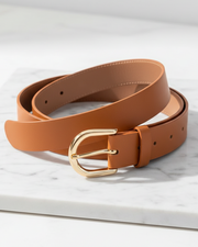 Ceinture Unie à Boucle dorée - hkstore