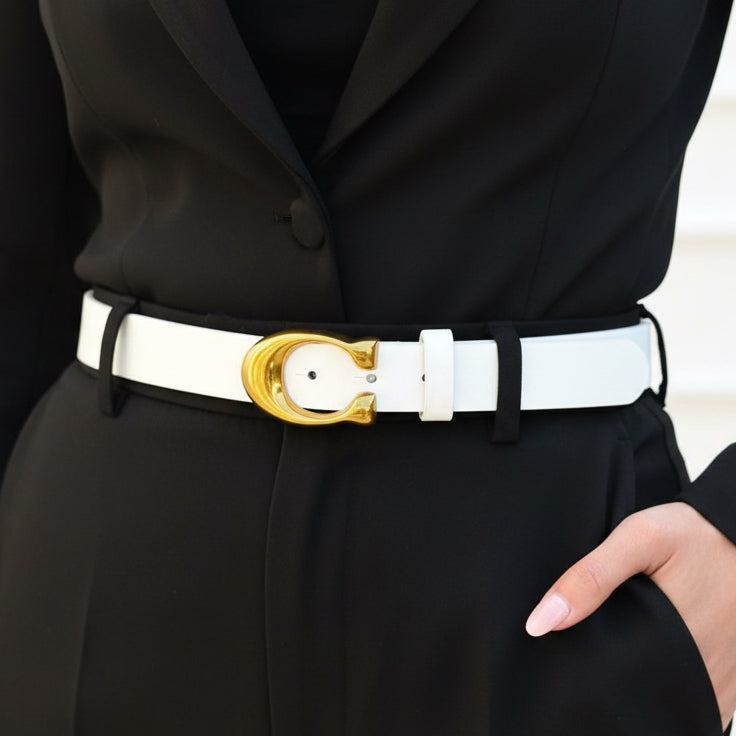 Ceinture Unie à Boucle C - hkstore
