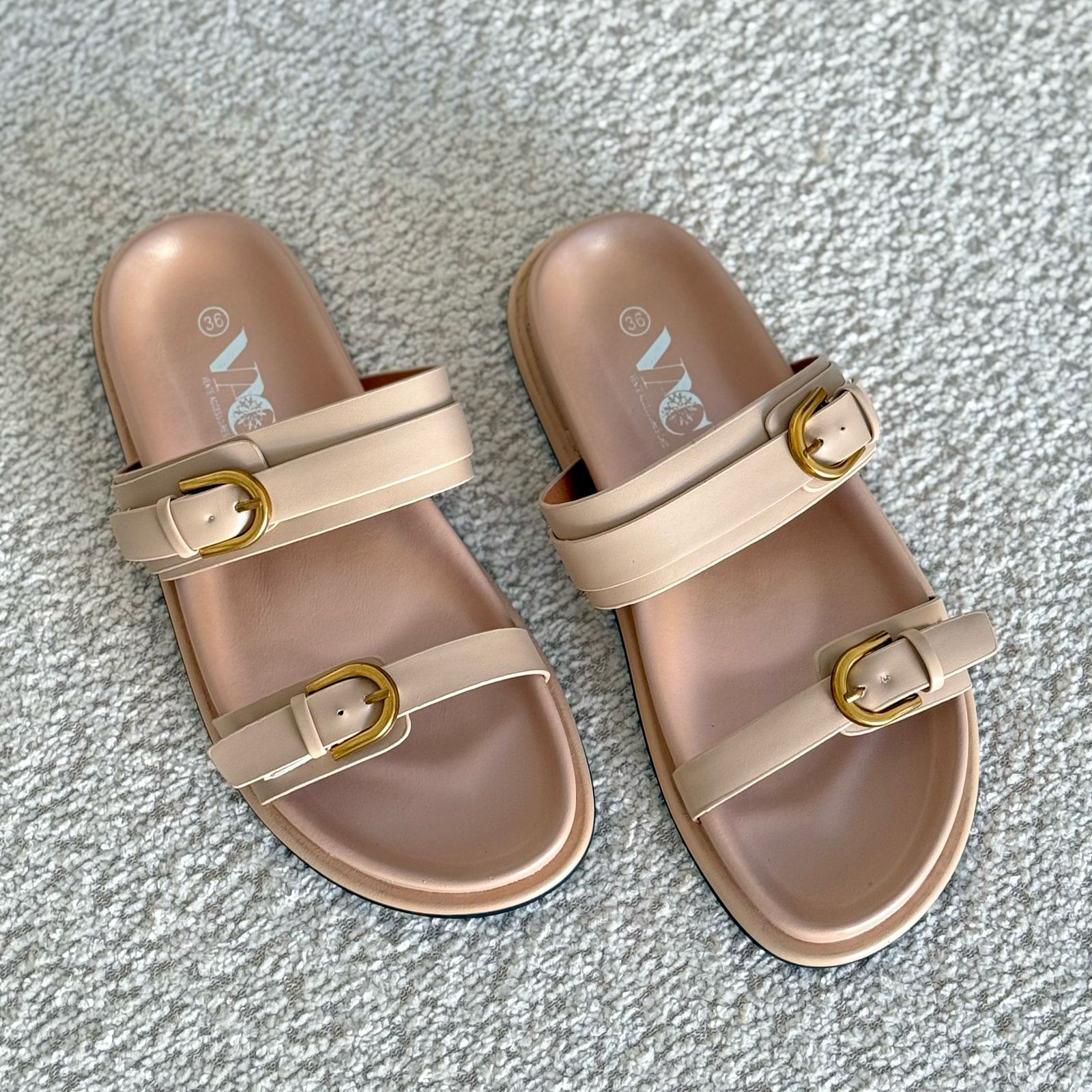 double-strap sandals