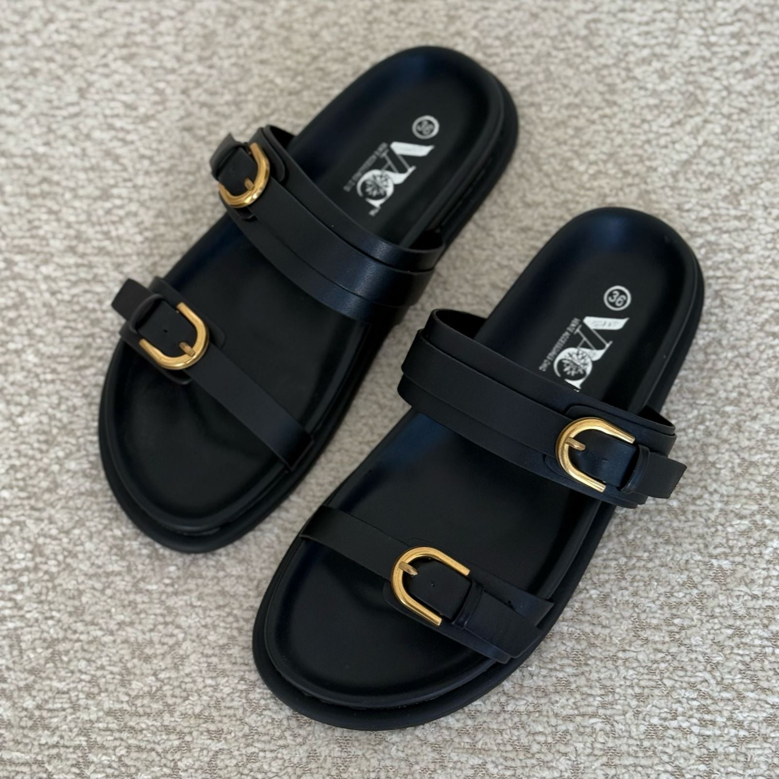double-strap sandals